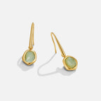 Vintage Aquamarine Drop Earrings