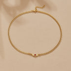 Vintage Cleopatra Gold Necklace