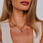 Vintage Gold Heart Charm