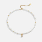 Vintage Golden Pearl Necklace