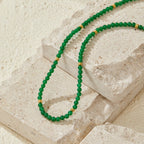 Winona Green Onyx Necklace
