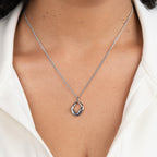 Zola Geometric Silver Necklace